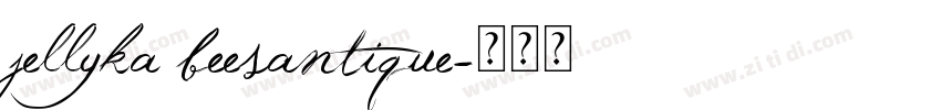 jellyka beesantique字体转换